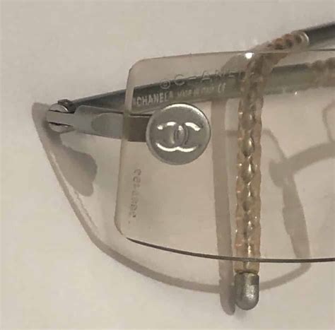 chanel rectangle rimless sunglasses|chanel rimless sunglasses vintage.